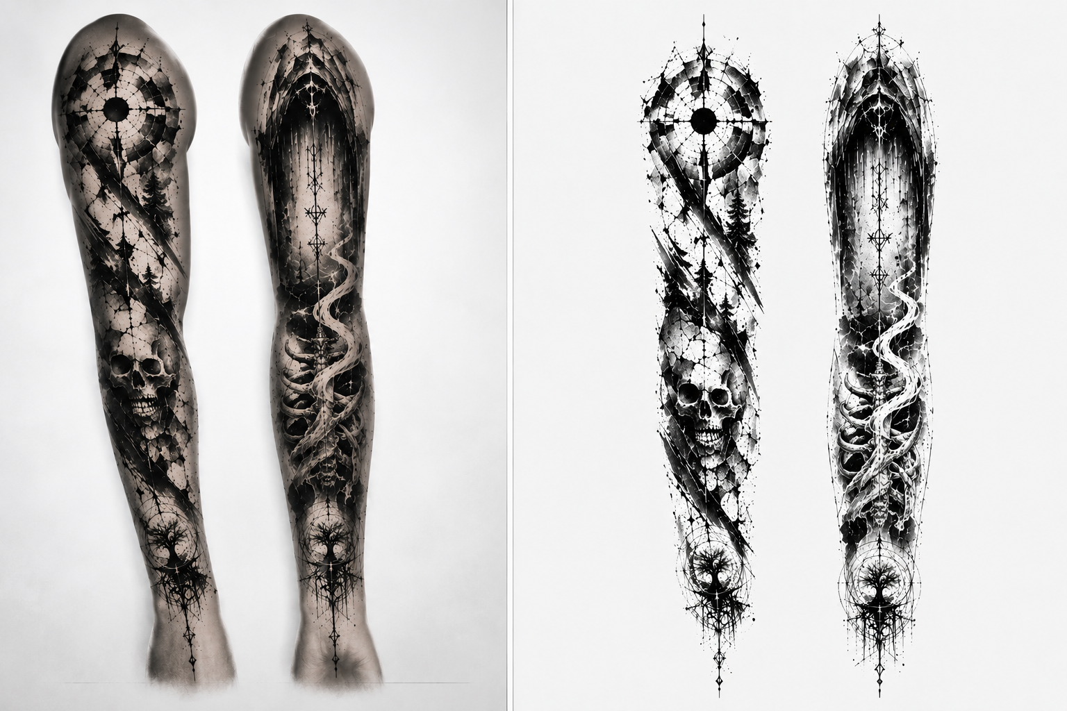 Inner Relic tattoo model preview